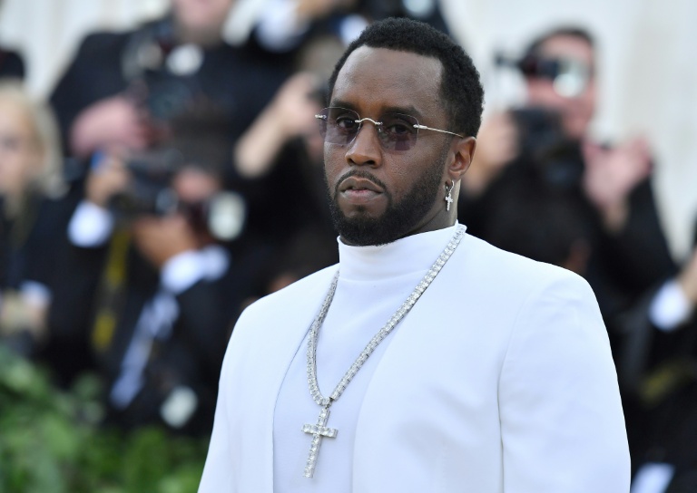 La star du hip-hop P. Diddy, le 7 mai 2018 à New York