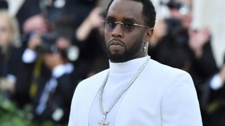 La star du hip-hop P. Diddy, le 7 mai 2018 à New York