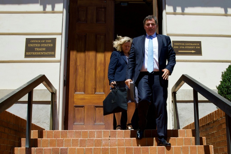 Le ministre canadien en charge des relations avec les Etats-Unis, Dominic LeBlanc, à Washington, le 21 août 2026