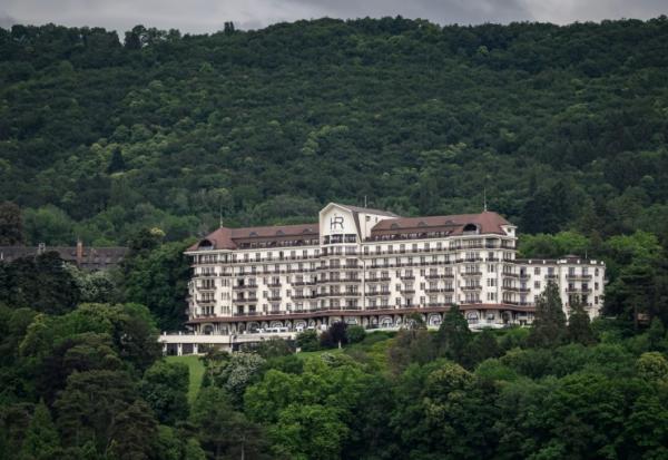 L'hôtel Royal d'Evian-les-Bains, le 10 juin 2026 en Haute-Savoie