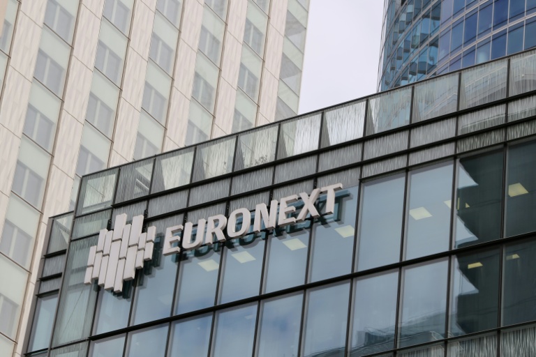 L'immeuble d'Euronext dans le quartier d'affaires de La Défense, à l'ouest de Paris, en France, le 9 octobre 2025