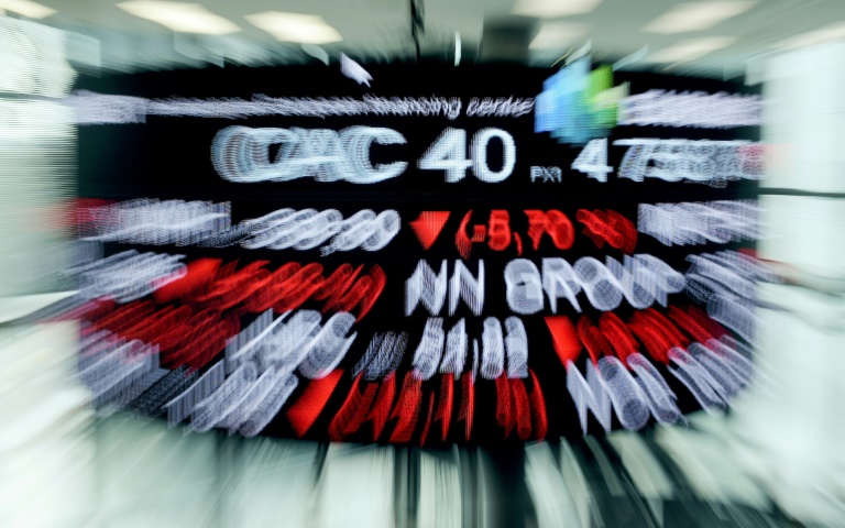 La salle de contrôle d'Euronext, société qui gère la Bourse de Paris