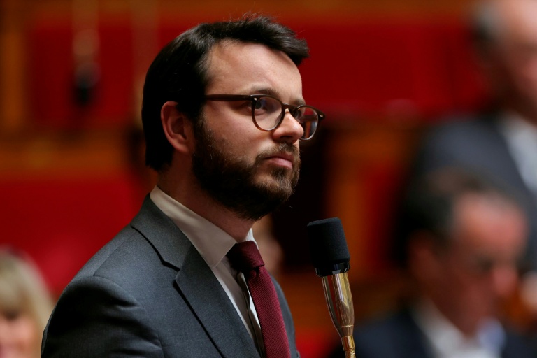 Le député socialiste et président de la commission parlementaire d'enquête sur TikTok, Arthur Delaporte, ici le 8 avril 2025 à l'Assemblée nationale, a saisi la justice pour