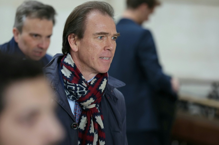 L'ancien directeur de campagne de Nicolas Sarkozy, Guillaume Lambert, arrive au palais de justice de Paris pour le procès en appel dans l'affaire Bygmalion, le 8 novembre 2023