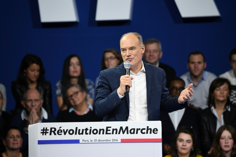 L'ancien ministre Renaud Dutreil lors d'un meeting du mouvement