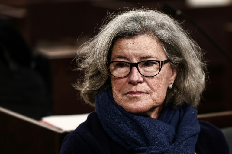 La députée du Rassemblement national, Marie-France Lorho, au tribunal de Marseille le 17 décembre 2025