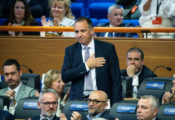 Nicolas Isnard, président de la métropole Aix-Marseille-Provence, à Marseille le 7 avril 2026