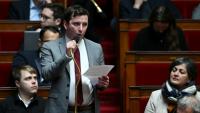 Le député français Aurélien Taché à l'Assemblée nationale le 7 février 2024 à Paris