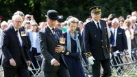 La princesse Anne au mémorial de Thiepval pour célébrer les 110 ans de la bataille de la Somme, le 1er juillet 2026