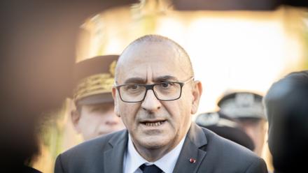 Le ministre de l'Intérieur Laurent Nuñez, à Aubagne le 12 octobre 2026