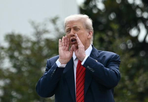 Le président américain Donald Trump à la Maison Blanche le 5 aoûr 2025