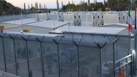 Un centre de détention de migrants en Albanie, le 1er novembre 2025