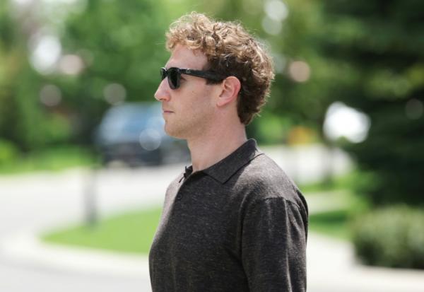 Mark Zuckerberg, fondateur de Facebook et patron du géant américain des réseaux sociaux Meta, le 4 juillet 2026 à Sun Valley, dans l'Idaho