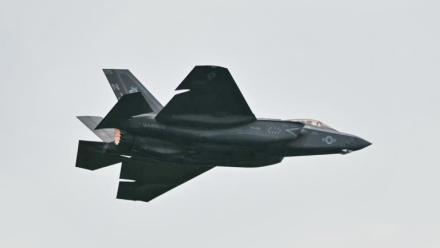 Un F-35 dans le ciel de Washington, le 4 juillet 2026