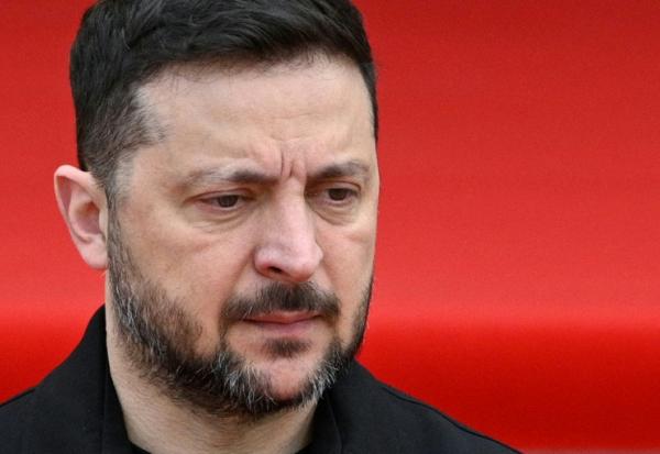 Volodymyr Zelensky à Lviv, dans l'ouest de l'Ukraine, le 17 avril 2026