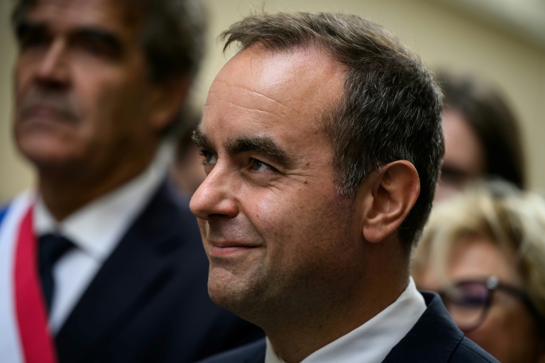 Le nouveau Premier ministre Sébastien Lecornu, le 13 septembre 2025 à Mâcon