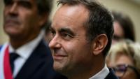 Le nouveau Premier ministre Sébastien Lecornu, le 13 septembre 2025 à Mâcon 