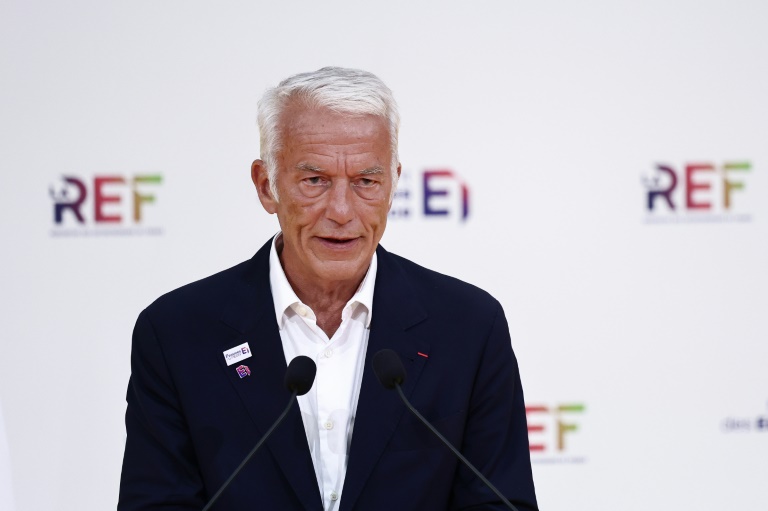 Le président du Medef Patrick Martin, le 28 août 2025 à Paris