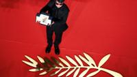 Le réalisateur et scénariste iranien Jafar Panahi, Palme d'Or du Festival de Cannes pour son film "Un simple accident", le 24 mai 2025