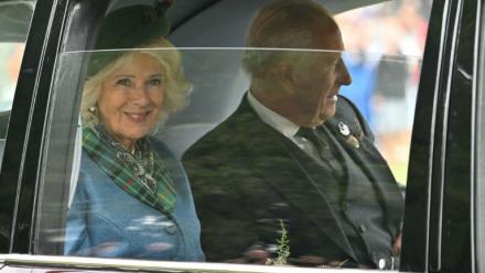 La reine Camilla et le roi Charles III à Braemer, le 6 septembre 2025 en Ecosse