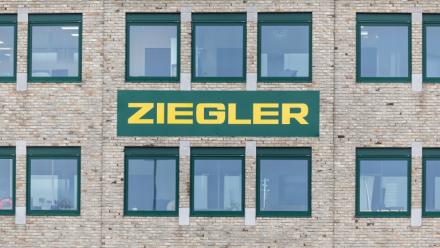 Bureaux du transporteur belge Ziegler à Roncq, dans le nord de la France, le 27 mars 2026