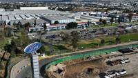 Vue aérienne de l'usine Ford de Cuautitlan Izcalli, dans l'Etat de Mexico, le 30 janvier 2025. L'association des constructeurs américains s'est dit déçue que l'administration ait donné priorité au Royaume-Uni plutôt qu'aux "partenaires d'Amérique du Nord",  Canada et Mexique.