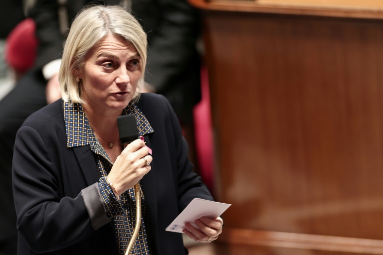 La ministre de la Santé Stéphanie Rist à l'Assemblée nationale, le 29 octobre 2025, à Paris