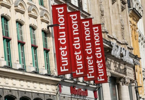 Une des librairies du Furet du Nord à Lille, le 23 mai 2026