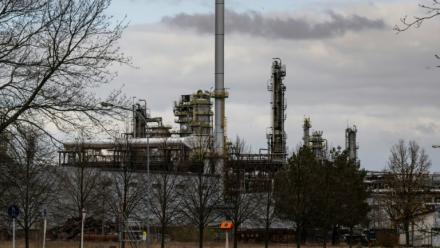 La raffinerie PCK de Schwedt, à environ 110 km au nord de Berlin, le 2 avril 2022