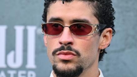 Bad Bunny lors d'une première à New York, le 26 août 2025 