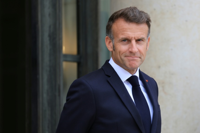 Le président Emmanuel Macron le 3 juin 2026 à l'Elysée à Paris
