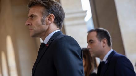 Emmanuel Macron et Sébastien Lecornu à Paris le 11 novembre 2025