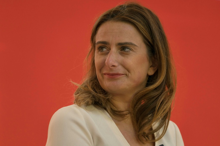 La patronne des Ecologistes Marine Tondelier lors de la 5e édition des 