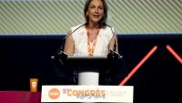 La secrétaire générale du syndicat Confédération française démocratique du travail (CFDT), Marylise Léon, prononce un discours lors de l'ouverture du 51e congrès de la confédération, Bordeaux, le 22 juin 2026