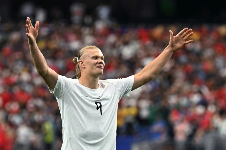 L'attaquant norvégien Erling Haaland, auteur du but de la victoire contre la Côte d'Ivoire en 16e de finale du Mondial, le 30 juin 2026 à Arlington