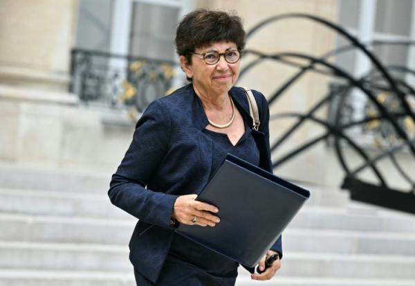 La ministre de la Transition écologique Monique Barbut, le 27 juillet 2026, à l'Elysée.