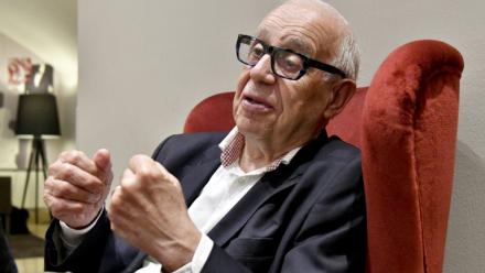 Le sociologue suisse Jean Ziegler, le 2 avril 2019 à Vienne, en Autriche