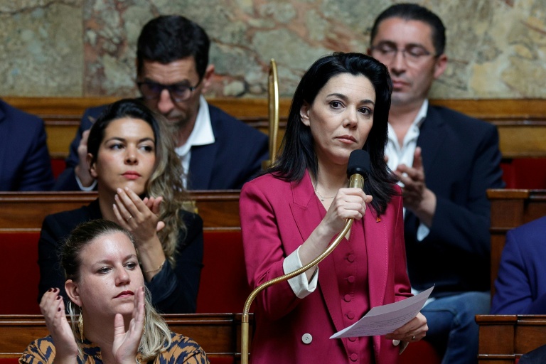 La députée LFI de Paris Sophia Chikirou à l'Assemblée nationale le 10 juin 2025