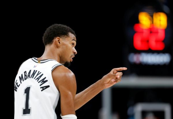 Victor Wembanyama contre le Thunder, le 20 octobre 2026 à San Antonio