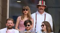 Taylor Swift et Travis Kelce à l'US Open, à New York, le 8 septembre 2024