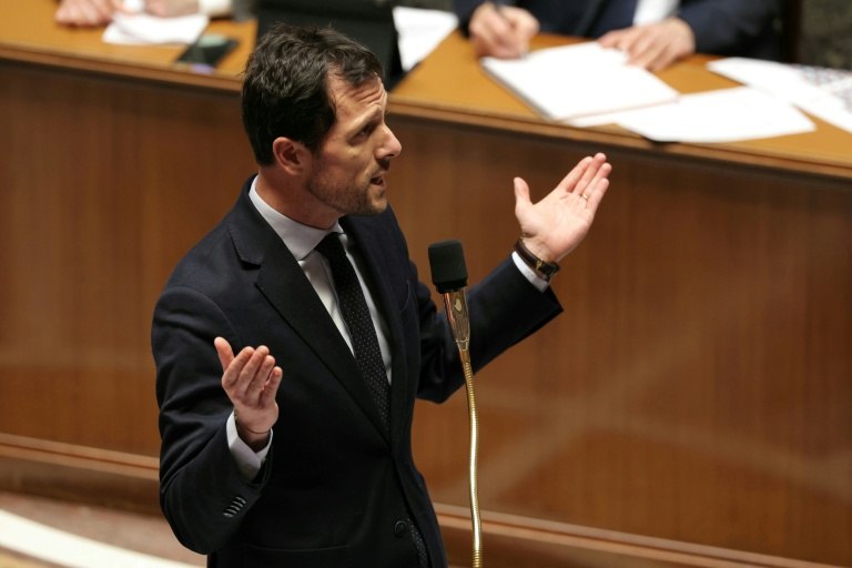 Le ministre délégué chargé de la Transition écologique, Mathieu Lefèvre, le 24 février 2026 à l'Assemblée nationale, à Paris.