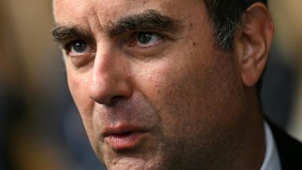 Le Premier ministre Sébastien Lecornu à Mérignac en Gironde le 17 août 2026