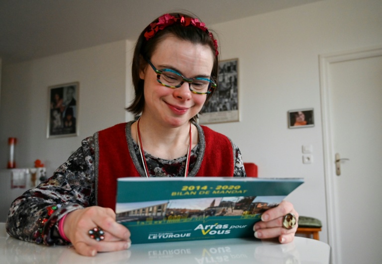 Éléonore Laloux chez elle à Arras dans le Pas-de-Calais, le13 février 2020