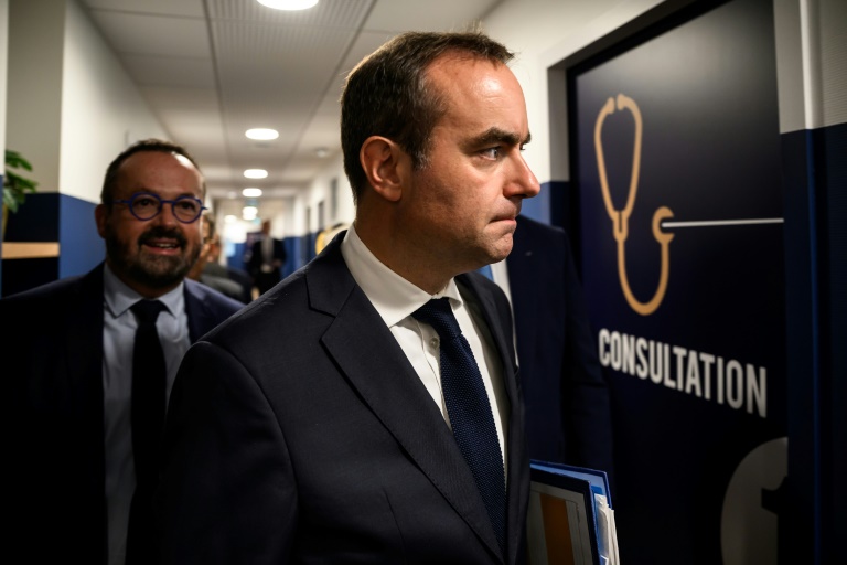 Le nouveau Premier ministre Sébastien Lecornu, le 13 septembre 2025 à Mâcon