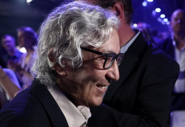 L'écrivain franco-algérien Boualem Sansal  au meeting de Bruno Retailleau, président de LR et candidat à la présidentielle, le 20 juin 2026 à Paris