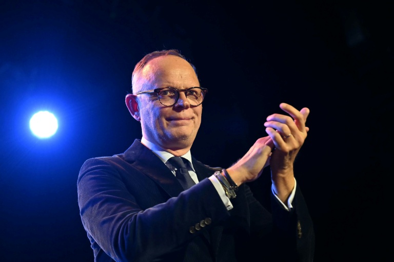 Edouard Philippe, président du parti Horizons, le 11 mars 2026 au Havre