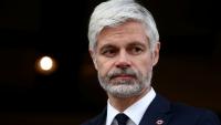 Le président du groupe LR à l'Assemblée nationale, Laurent Wauquiez, le 23 février 2026 à Albertville, en Savoie