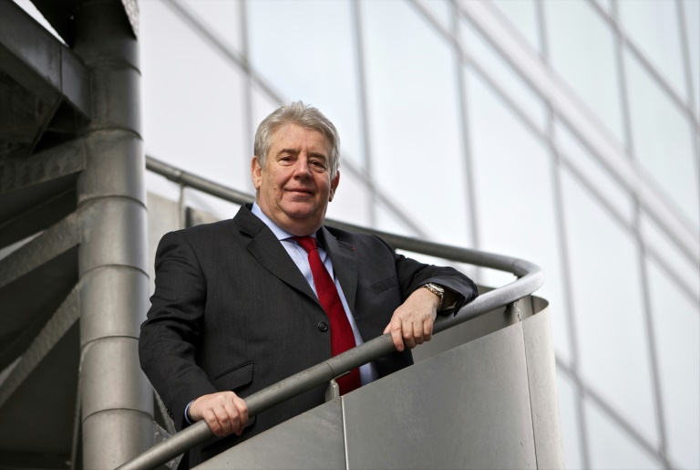Le maire (LREM) de Besançon Jean-Louis Fousseret, le 21 février 2013 dans sa ville