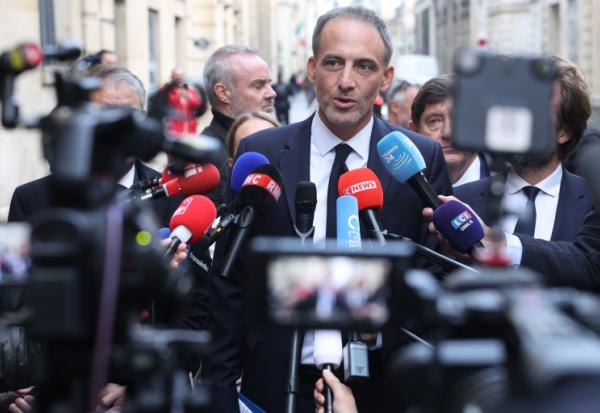 Raphaël Glucksmann à Paris, le 22 octobre 2026