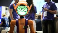 Le robot Mirokai de la société Enchanted Tool, présenté au salon VivaTech, le 17 juin 2026 à Paris